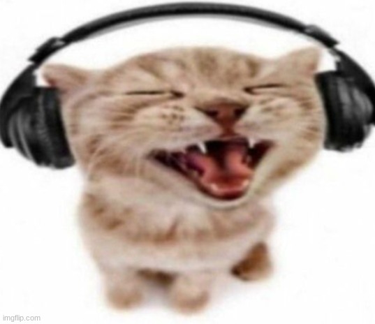 KITTY WITH HEADPHONES!?! | made w/ Imgflip meme maker