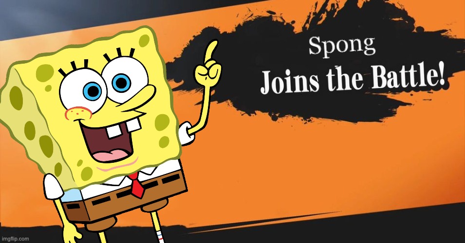 spongebob | Spong | image tagged in super smash bros | made w/ Imgflip meme maker