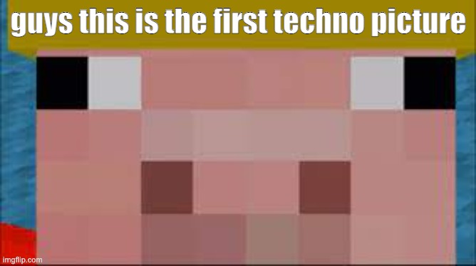 TECHNOBLADE NEVER DIES | guys this is the first techno picture | image tagged in technoblade,fun,bruh,change my mind | made w/ Imgflip meme maker