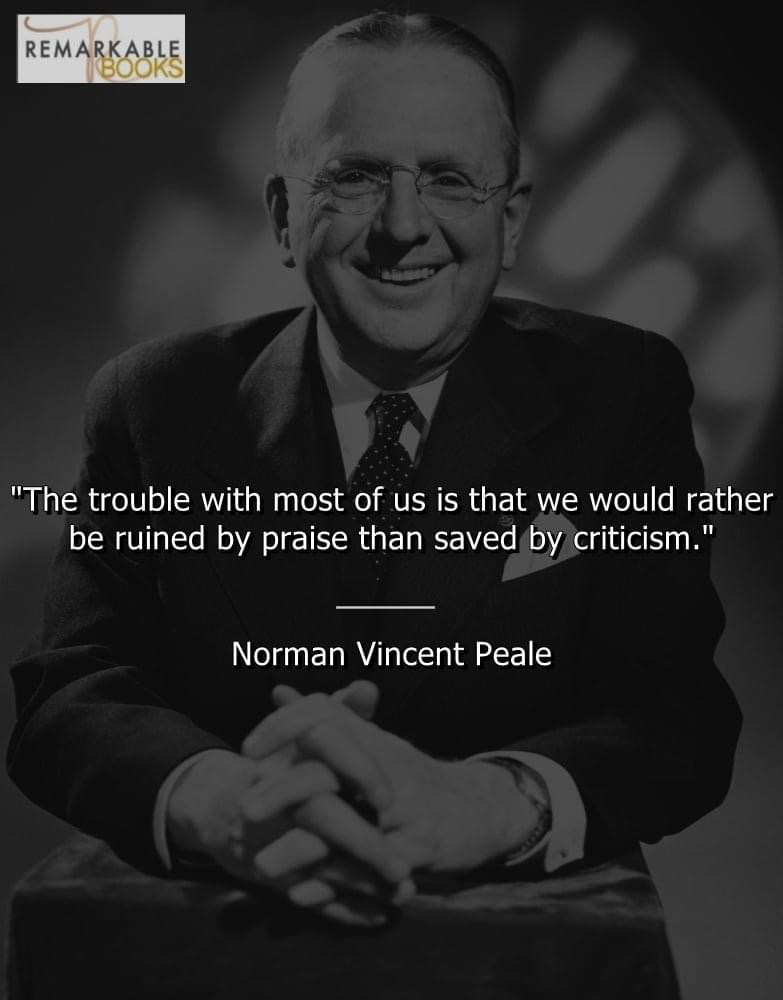 Norman Vincent Peale quote Blank Meme Template