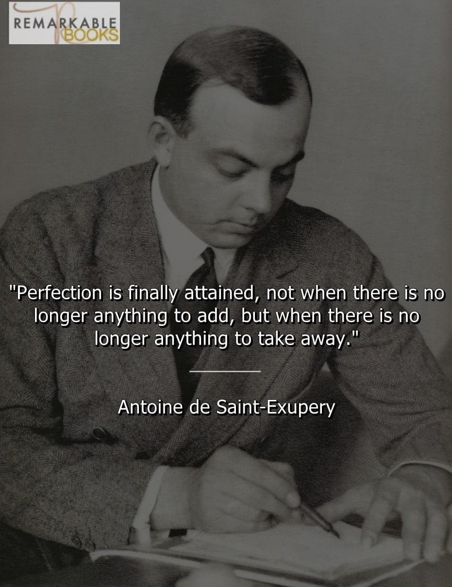 Antoine de Saint-Exupery quote Blank Meme Template