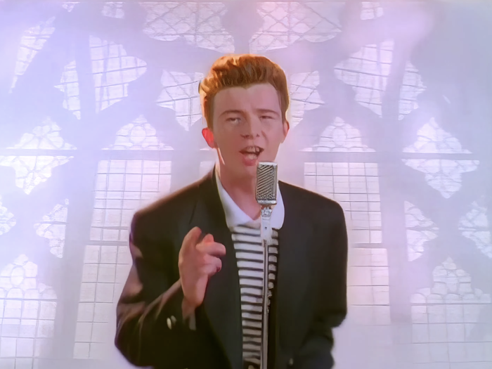 High Quality Rick Roll 4K Blank Meme Template