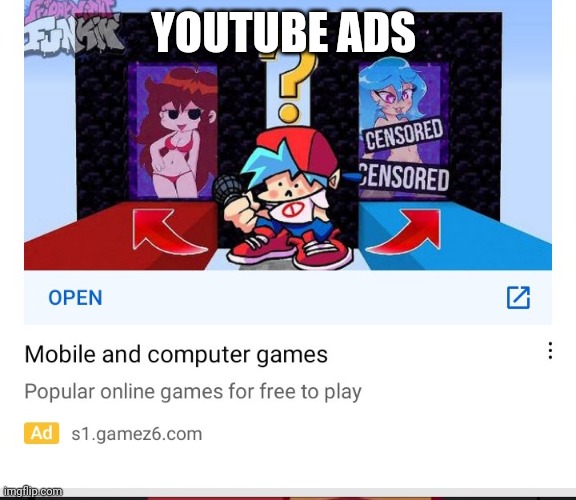 YOUTUBE ADS | made w/ Imgflip meme maker