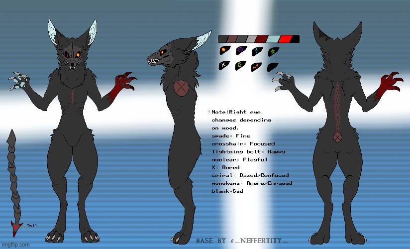 An unnamed (yet) skulldog OC of mine, also in terms of name themes, I wanna give them a demonic name or a Lovecraftian one. | made w/ Imgflip meme maker