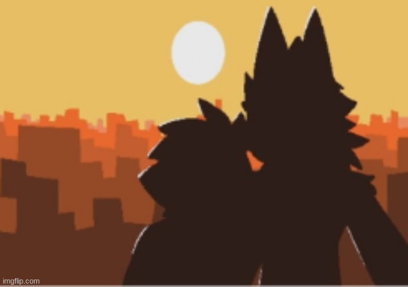 Puro and human sunset | image tagged in puro and human sunset | made w/ Imgflip meme maker