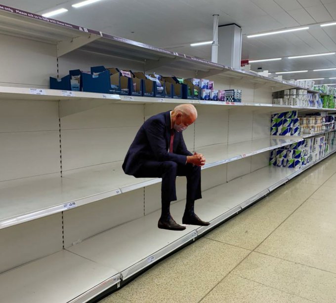 High Quality Forget sweeping, Stock the shelves Blank Meme Template