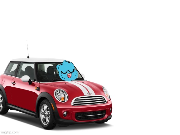 warning: this is not a meme nicole watterson drives his new car | image tagged in the amazing world of gumball,memes,notameme | made w/ Imgflip meme maker