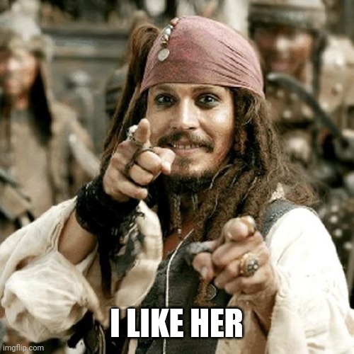 POINT JACK | I LIKE HER | image tagged in point jack | made w/ Imgflip meme maker