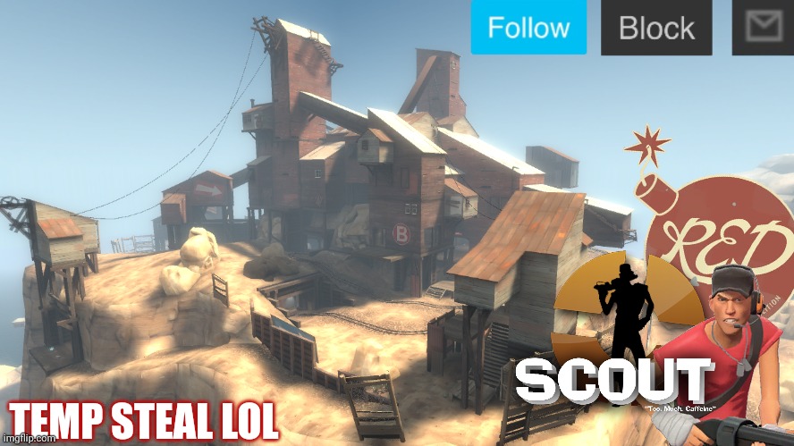scouts 4 announcement temp | TEMP STEAL LOL | image tagged in scouts 4 announcement temp | made w/ Imgflip meme maker