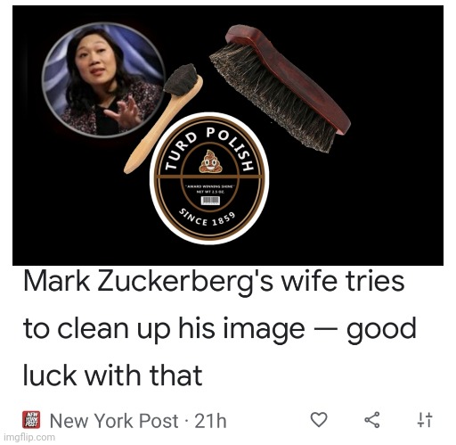 Mark Zuckerberg | image tagged in wife,turd polish,facebook,meta | made w/ Imgflip meme maker