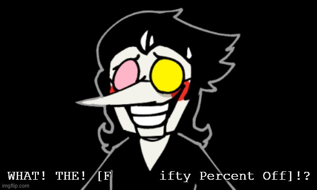 What The Fifty Percent Off Blank Meme Template