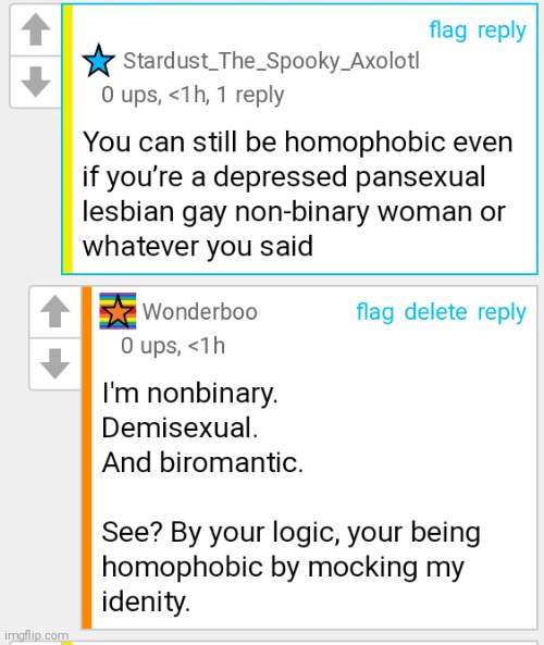 Lmao if I'm homophobic, you are too mate | made w/ Imgflip meme maker