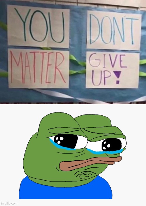 image tagged in crying pepe | made w/ Imgflip meme maker