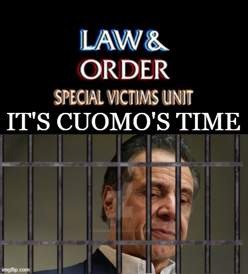 the long fall | IT'S CUOMO'S TIME | image tagged in svu | made w/ Imgflip meme maker