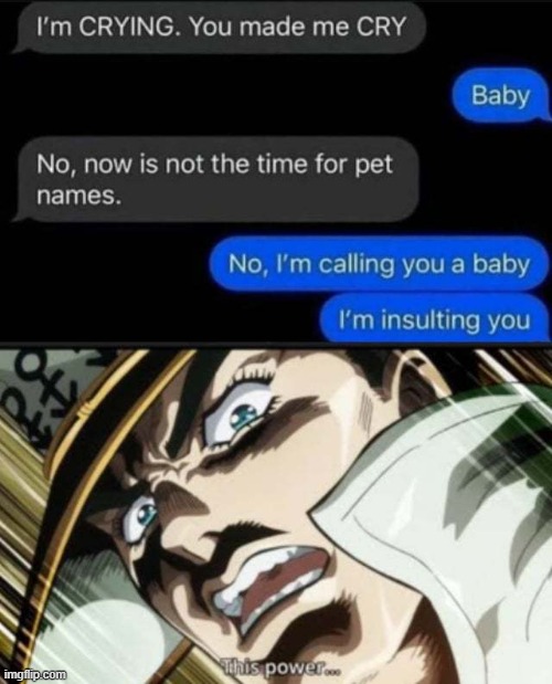 baby | image tagged in this power | made w/ Imgflip meme maker
