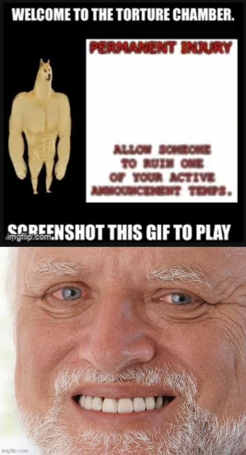 no no no no NO ;-; | image tagged in hide the pain harold | made w/ Imgflip meme maker