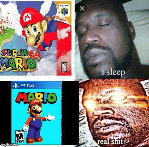 real?! | image tagged in mario | made w/ Imgflip meme maker