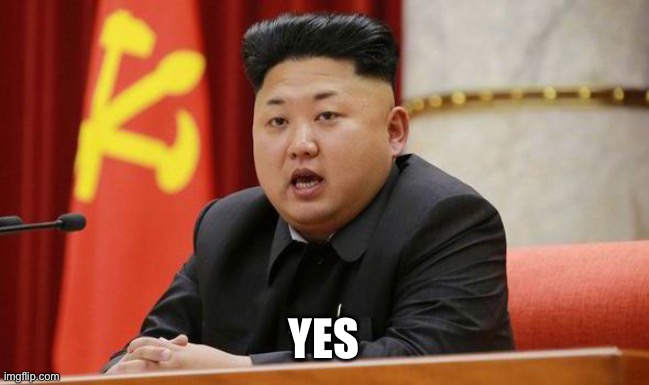 Kim Jong Un | YES | image tagged in kim jong un | made w/ Imgflip meme maker