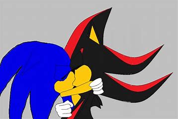 Sonic Kissing Shadow Blank Meme Template
