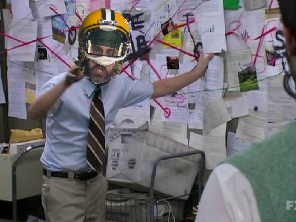 Aaron Rodgers Conspiracy Blank Meme Template