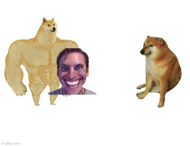 Buff Doge vs. Cheems Meme | image tagged in memes,buff doge vs cheems | made w/ Imgflip meme maker