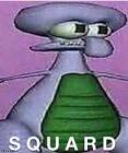 And yes, the first post here is literally squard. SORRY | image tagged in squard | made w/ Imgflip meme maker