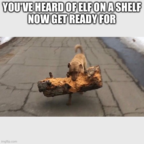  YOU'VE HEARD OF ELF ON A SHELF
NOW GET READY FOR | made w/ Imgflip meme maker