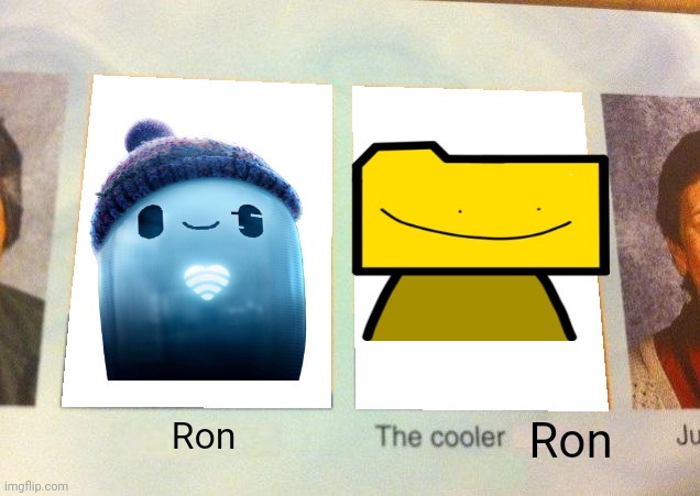 Ron Sugartits | Ron; Ron | image tagged in daniel the cooler daniel blank | made w/ Imgflip meme maker