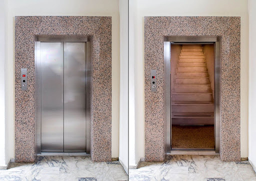 High Quality Elevator Stairs Blank Meme Template