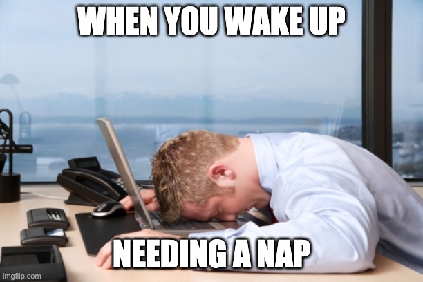 When you wake up needing a nap | WHEN YOU WAKE UP; NEEDING A NAP | image tagged in nap,tired | made w/ Imgflip meme maker