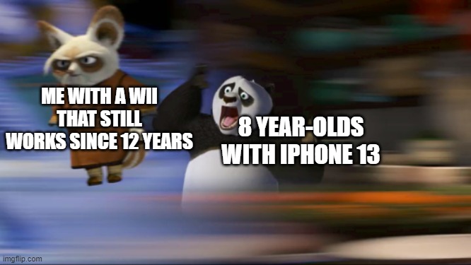 Wii was my childhood. | 8 YEAR-OLDS WITH IPHONE 13; ME WITH A WII THAT STILL WORKS SINCE 12 YEARS | image tagged in what's going on | made w/ Imgflip meme maker