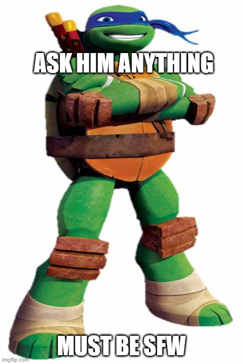 ASK HIM ANYTHING; MUST BE SFW | made w/ Imgflip meme maker