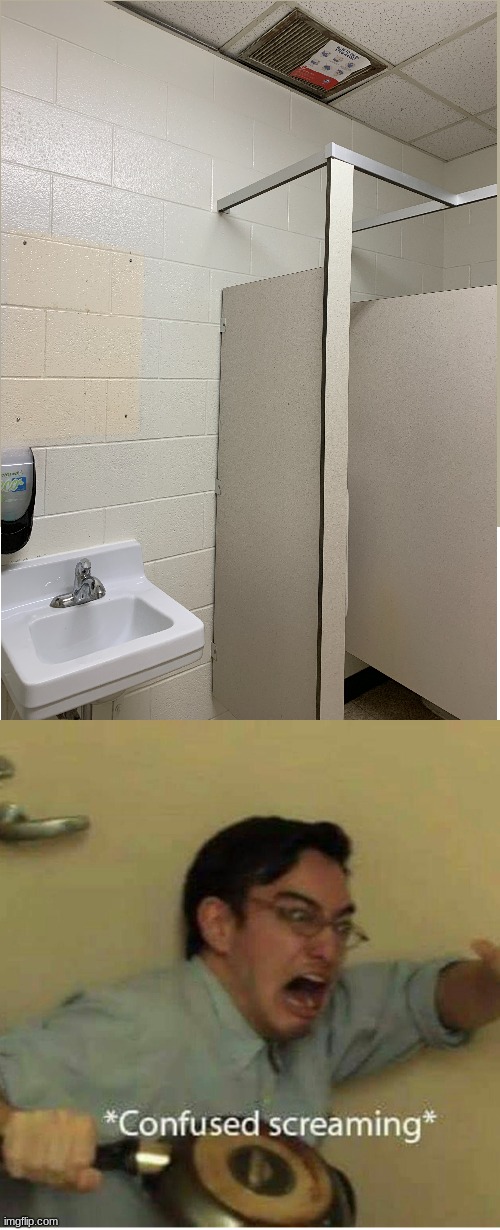 Of All The Places To Put It | image tagged in confused screaming | made w/ Imgflip meme maker