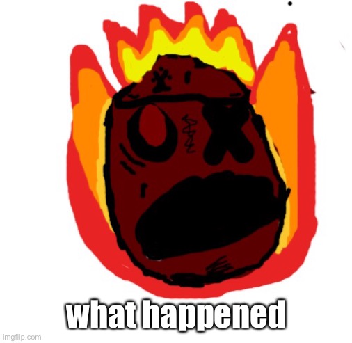 Angy man burns alive | what happened | image tagged in angy man burns alive | made w/ Imgflip meme maker