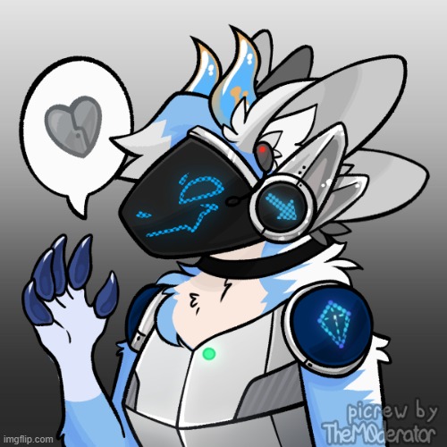 Ebony the Protogen | image tagged in ebony the protogen | made w/ Imgflip meme maker