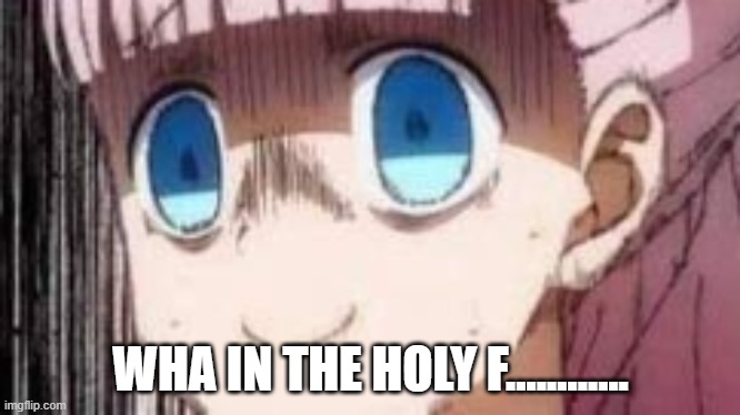 WHA IN THE HOLY F............ | made w/ Imgflip meme maker