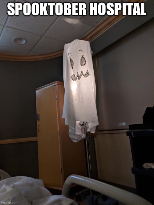 Spooktober nurses | SPOOKTOBER HOSPITAL | image tagged in nurses,hospital,spooktober,halloween | made w/ Imgflip meme maker