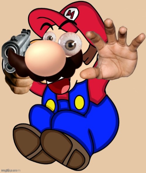 image tagged in the mario wif watermark | made w/ Imgflip meme maker