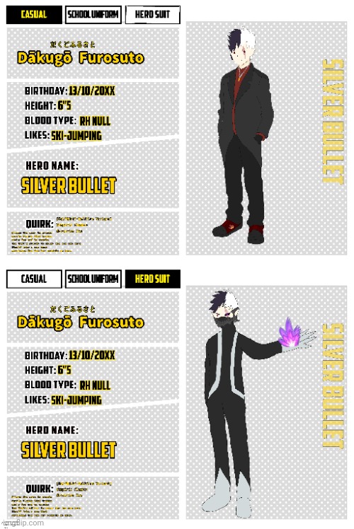 Just a mha oc...I...I have too many, I know. Won't do the art for his uniform though. Also he's in second year in the UA, so yea | made w/ Imgflip meme maker