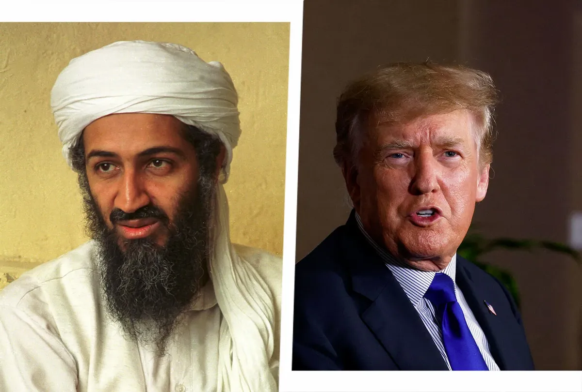 Osams Bin Trump Blank Meme Template