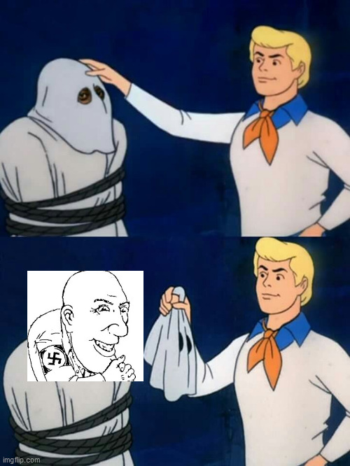 surprise | image tagged in scooby doo mask reveal | made w/ Imgflip meme maker