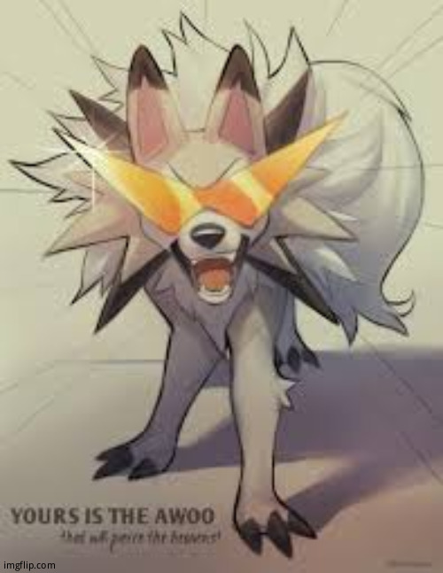 Lycanroc | image tagged in lycanroc | made w/ Imgflip meme maker