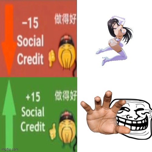 Social Credit | image tagged in social credit | made w/ Imgflip meme maker