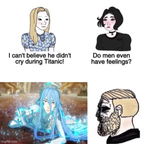 Please. smile for me one last time | image tagged in fire emblem fates | made w/ Imgflip meme maker