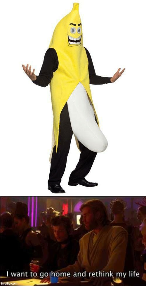 Who's gonna be rockin' this costume for Halloween? | image tagged in i want to go home and rethink my life,memes,unfunny | made w/ Imgflip meme maker