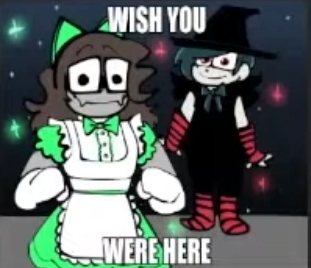 High Quality WISH YOU WERE HERE Blank Meme Template