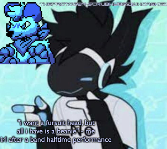 Protogen template (thx suga) Blank Meme Template