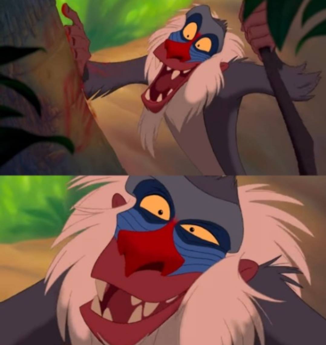 Rafiki Blank Meme Template