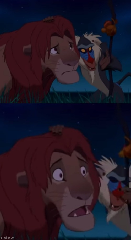 Rafiki Freaky Secret | image tagged in rafiki secret | made w/ Imgflip meme maker