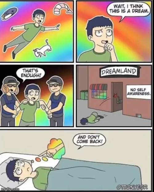 DreamLand | image tagged in dream,comics | made w/ Imgflip meme maker